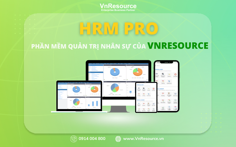 Giải pháp phần mềm quản trị nhân sự VnResource HRM Pro giúp chuyển đổi số doanh nghiệp