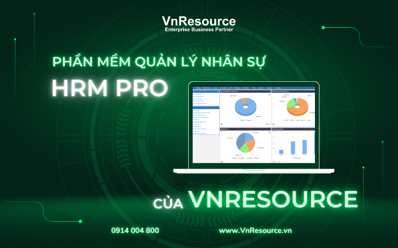 Phần mềm quản lý nhân sự HRM Pro của VnResource