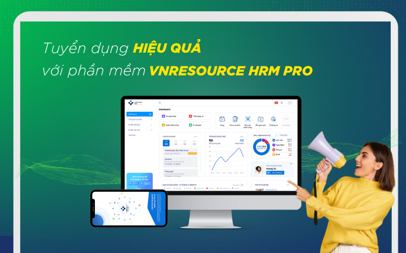 Tuyển dụng chuyên viên đào tạo và phát triển nhanh chóng với phần mềm VnResource HRM Pro